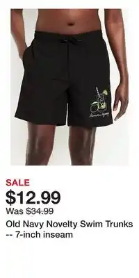 Old Navy Old Navy Novelty Swim Trunks -- 7-inch inseam offer