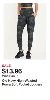 Old Navy Old Navy High-Waisted PowerSoft Pocket Joggers offer