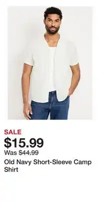 Old Navy Old Navy Short-Sleeve Camp Shirt offer