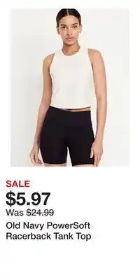 Old Navy Old Navy PowerSoft Racerback Tank Top offer