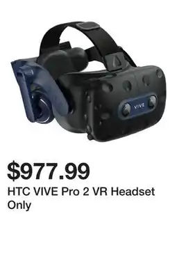 Newegg HTC VIVE Pro 2 VR Headset Only offer