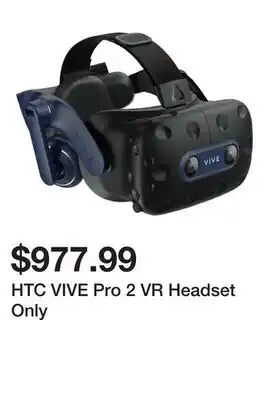 Newegg HTC VIVE Pro 2 VR Headset Only offer