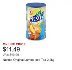 Costco Nestea Original Lemon Iced Tea 2.2kg offer