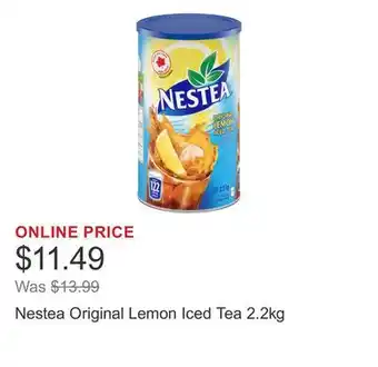 Costco Nestea Original Lemon Iced Tea 2.2kg offer