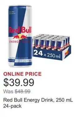 Costco Red Bull Energy Drink, 250 mL 24-pack offer