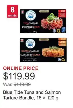 Costco Blue Tide Tuna and Salmon Tartare Bundle, 16 × 120 g offer
