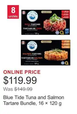 Costco Blue Tide Tuna and Salmon Tartare Bundle, 16 × 120 g offer