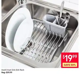 Kitchen Stuff Plus 7 PC. SET Avanti Inset Sink Dish Rack offer