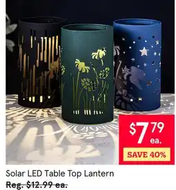 Kitchen Stuff Plus Solar LED Table Top Lantern offer