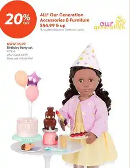 Toys R us Birthday Party set offer
