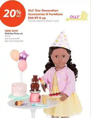 Toys R us Birthday Party set offer