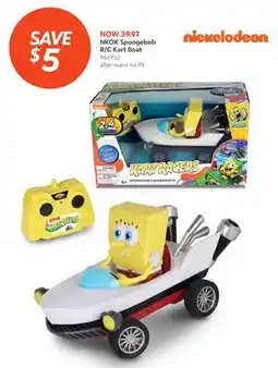 Toys R us NKOK Spongebob R/C Kart Boat offer