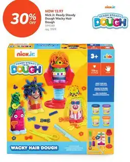Toys R us Nick Jr. Ready Steady Dough Wacky Hair Dough offer