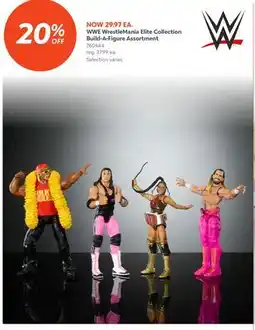 Toys R us WWE WrestleMania Elite Collection Build-A-Figure Assortment offer