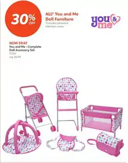 Toys R us You and Me - Complete Doll Accessory Set offer