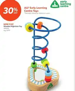 Toys R us Early Learning Centre Wooden Highchair Toy offer