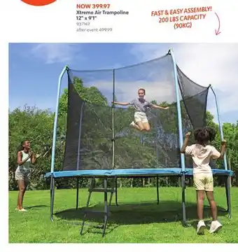 Toys R us Bestway Xtreme Air Trampoline 12 x 9'1 offer