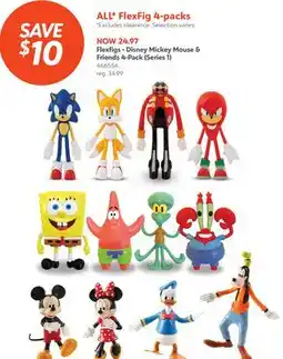 Toys R us All* FlexFig 4-Packs offer