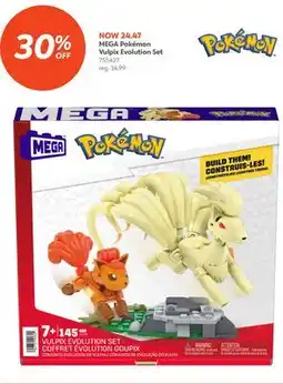 Toys R us MEGA Pokémon Vulpix Evolution Set offer
