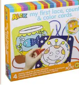 Toys R us ALEX My First Lace, Count & Color Cards offer