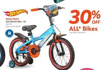 Toys R us Hot Wheels Bike - 16 offer
