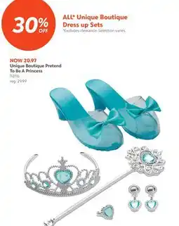 Toys R us Unique Boutique Pretend To Be A Princess offer