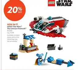Toys R us LEGO Star Wars The Crimson Firehawk offer