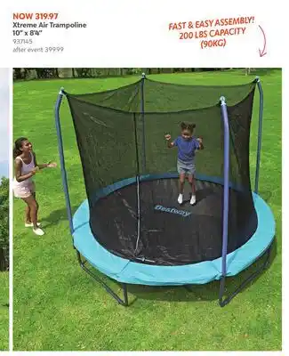 Toys R us Xtreme Air Trampoline 10 x 8'4 offer