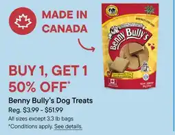 Petvalu Benny Bully's Dog Treats offer