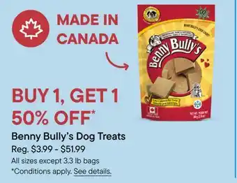 Petvalu Benny Bully's Dog Treats offer