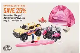 Cabela's Bass Pro Shops Adventure Playsets offer