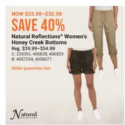 Cabela's Natural Reflections Women's Honey Creek Bottoms offer