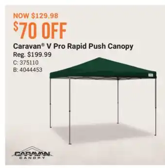Cabela's Caravan V Pro Rapid Push Canopy offer