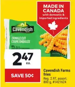 Giant Tiger Cavendish Farms Fries offer