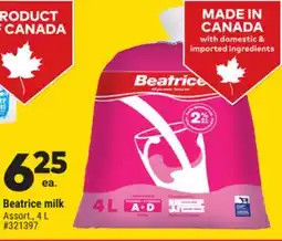 Giant Tiger Beatrice milk offer