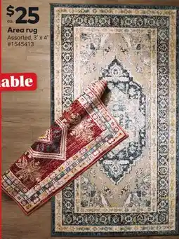 Giant Tiger Area rug offer