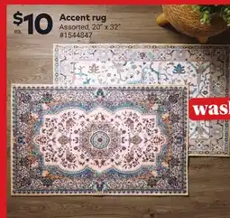 Giant Tiger Accent rug offer