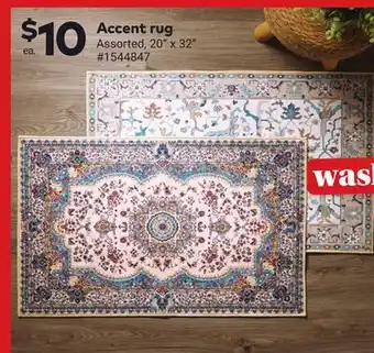 Giant Tiger Accent rug offer