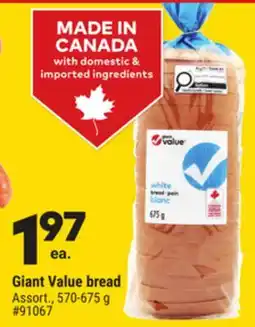 Giant Tiger Giant Value bread offer