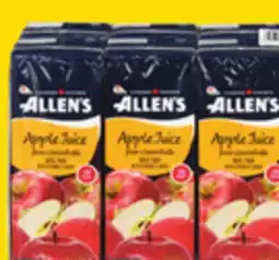 Giant Tiger Allen's juice boxes offer