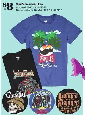 Giant Tiger Men's licensed tee offer