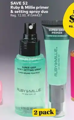 Giant Tiger Ruby & Millie primer & setting spray duo offer