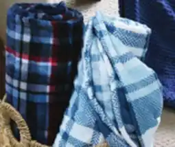 Giant Tiger Flannel throw offer