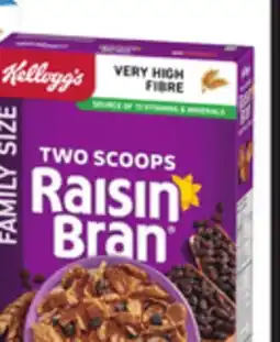 Giant Tiger Kellogg's cereal offer