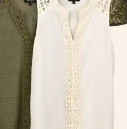 Giant Tiger Lace or pintuck top offer