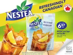 Giant Tiger NESTEA less Sugar Iced Tea Mix offer