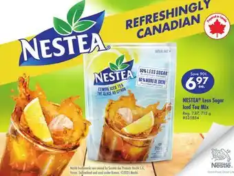 Giant Tiger NESTEA less Sugar Iced Tea Mix offer