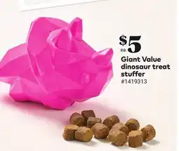 Giant Tiger Giant Value dinosaur treat stuffer offer