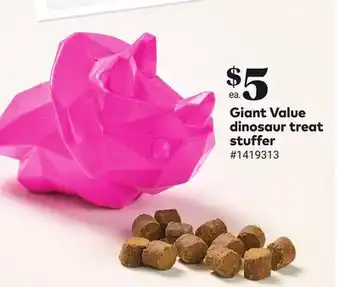 Giant Tiger Giant Value dinosaur treat stuffer offer