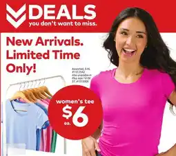 Giant Tiger women's tee offer